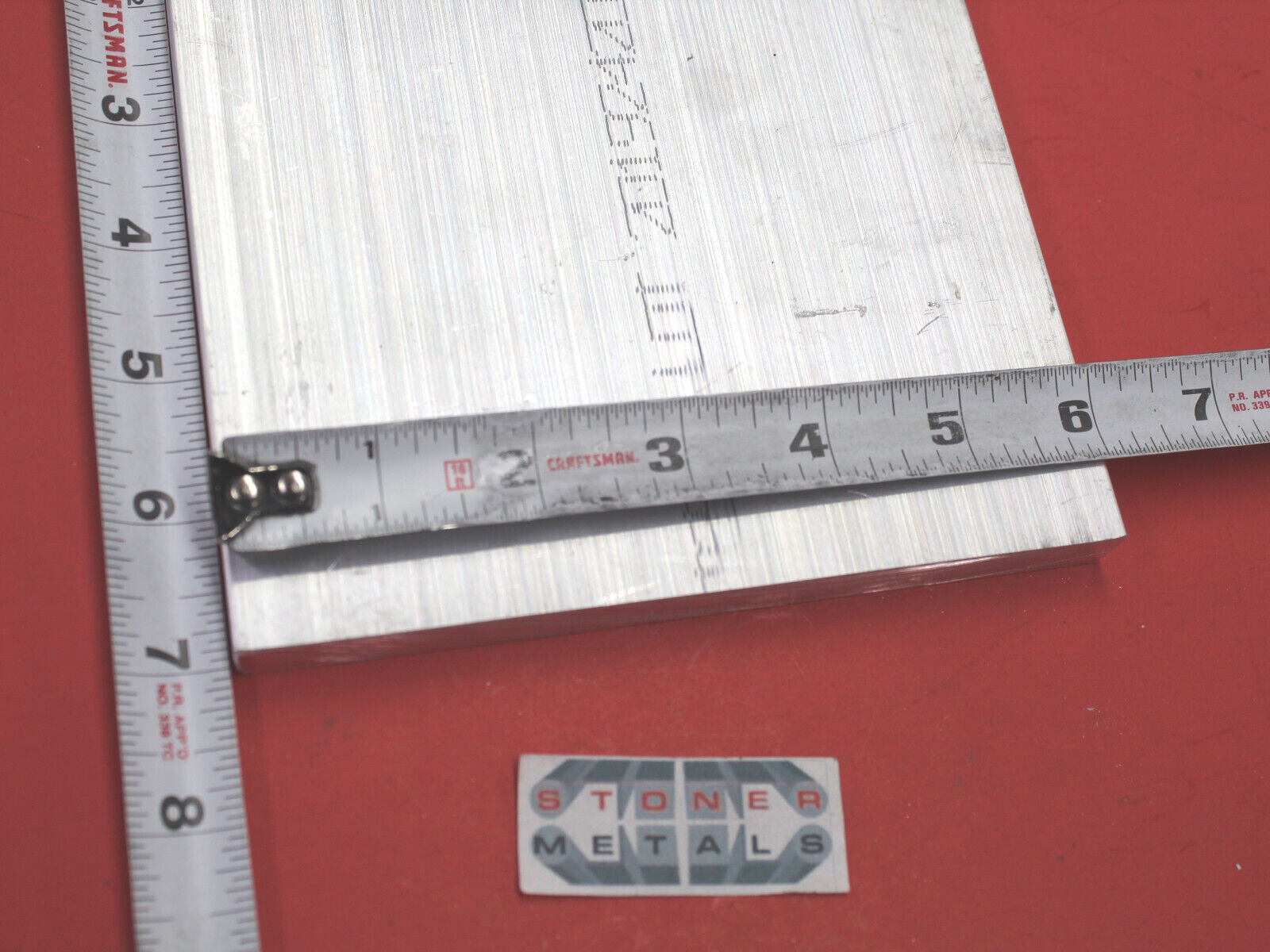 2 pieces 1/2″ X 6″ ALUMINUM 6061 FLAT BAR 7″ long Solid T651 Extruded Mill Stock