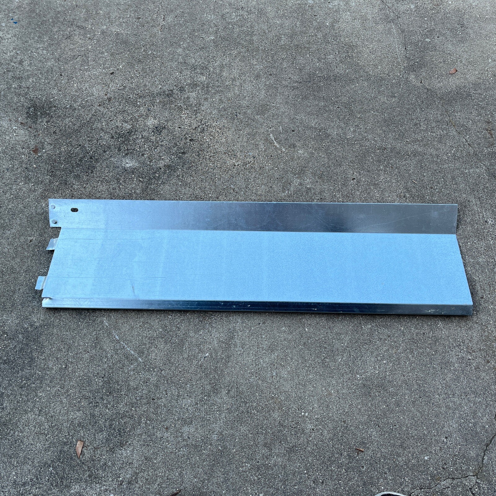 21 Gauge Galvanized Sheet Metal Panel 27”L x 5 -1/4”W Free Shipping! Qty-1