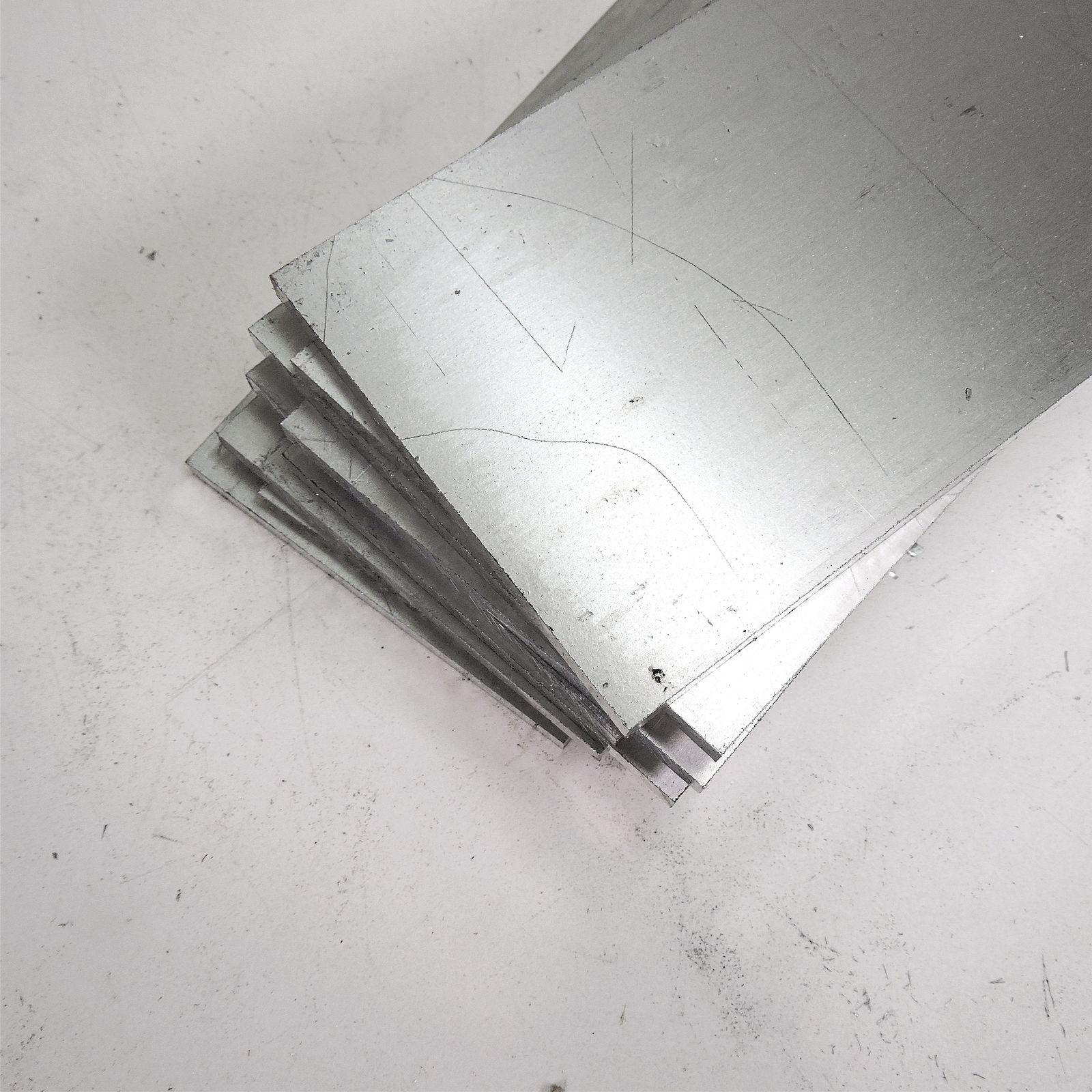 .1875″ thick Aluminum SHEET 3.125″ x 17.875″ Long Plate QTY 10 sku 240557