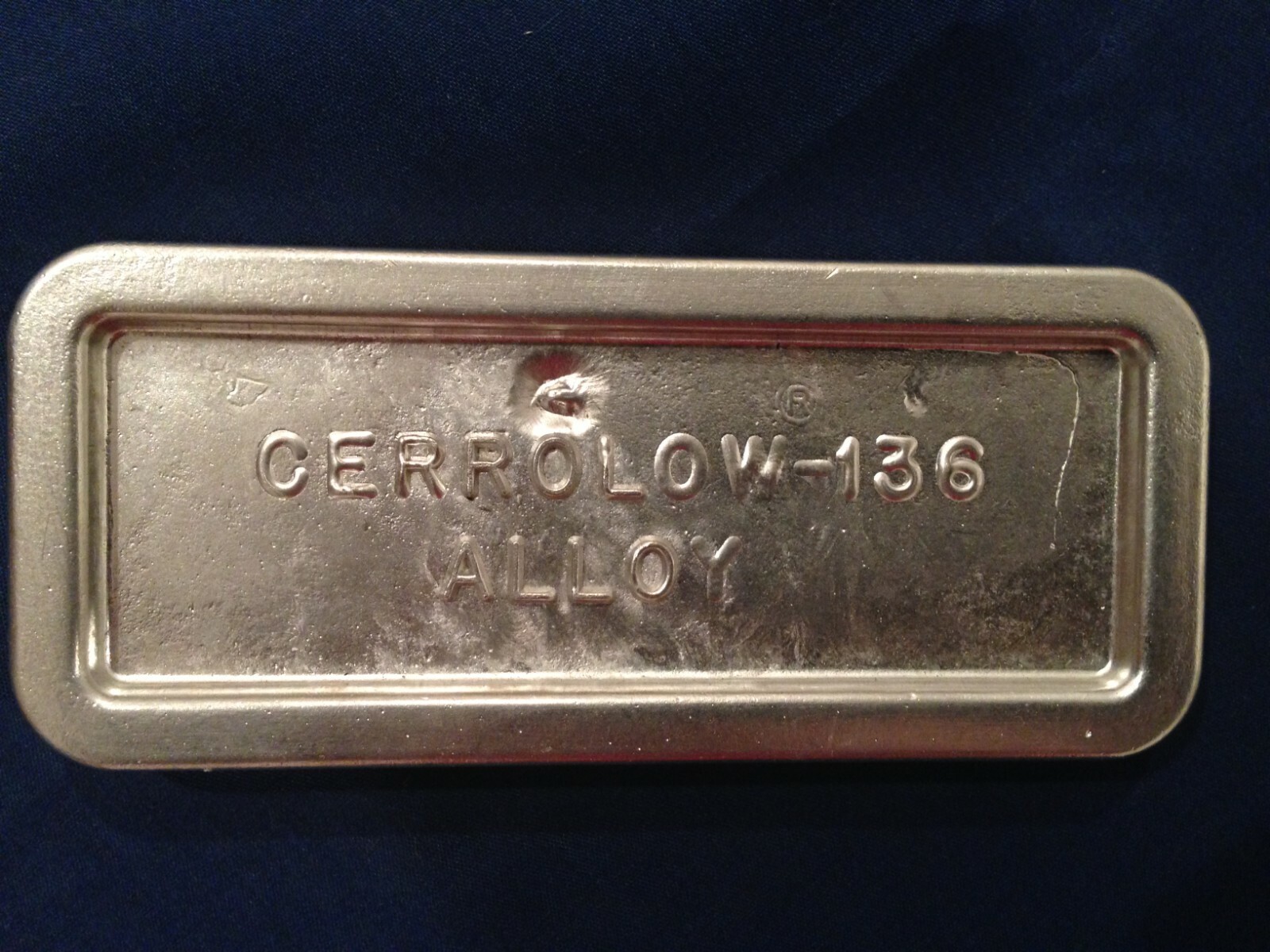 Cerrolow 136 Low Temperature Alloy – 1 lb. Ingot