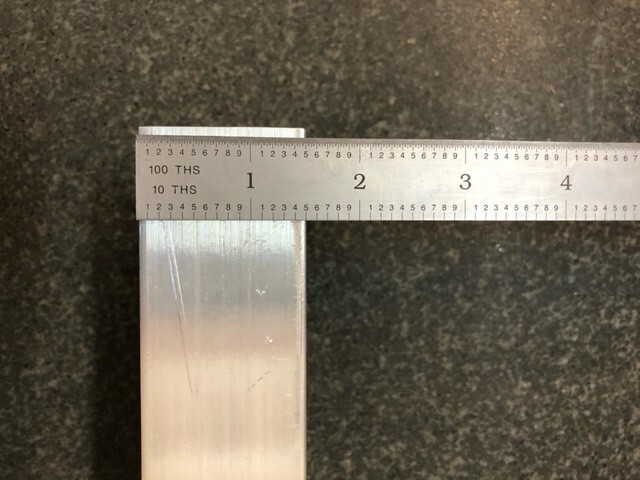 1-1/2″ X 3″ ALUMINUM 6061 FLAT BAR SOLID 12″ Long Bar Stock