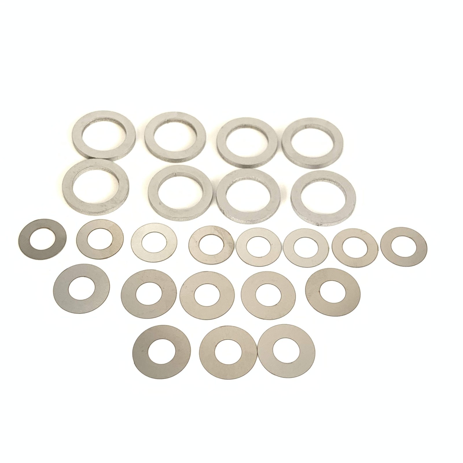 Diff Shim Kit Stainless Steel Washers Replacement Hardware Parts 24 PCS