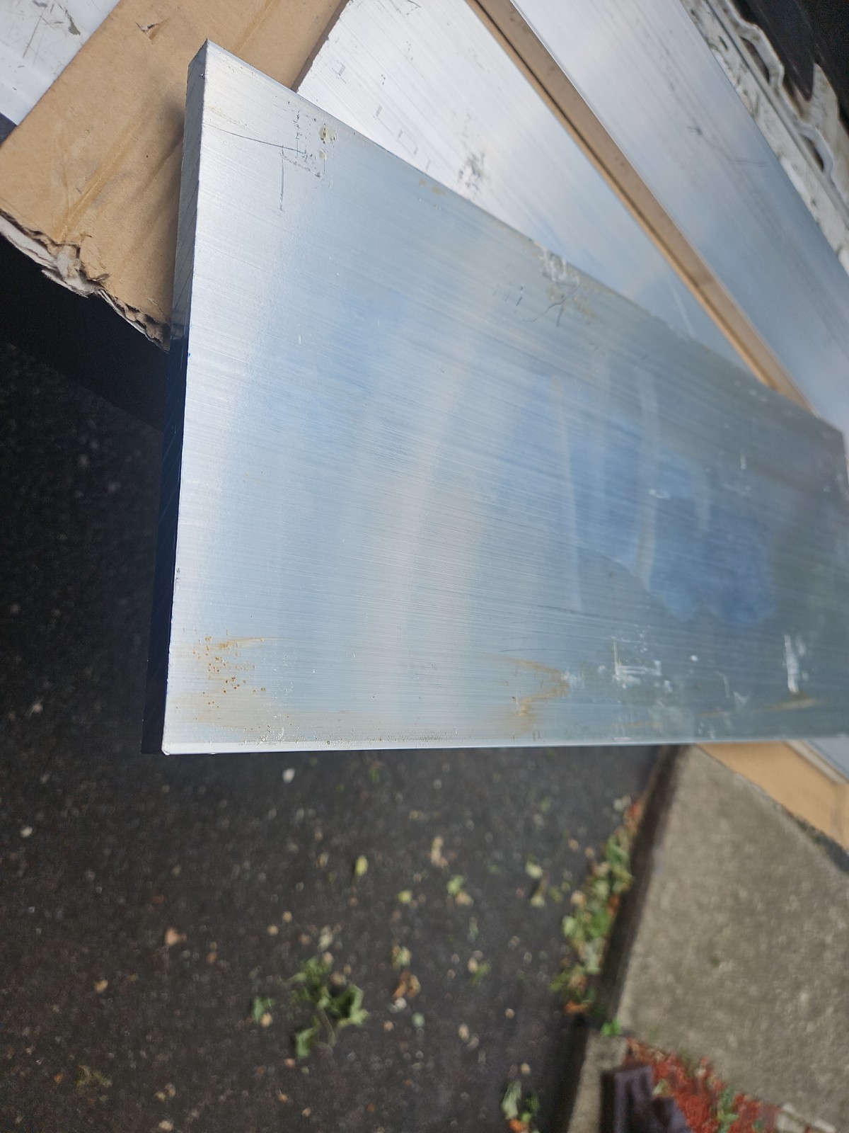 1/2” 6061 Aluminum Bar 18″ Long 8″ Wide Made In USA