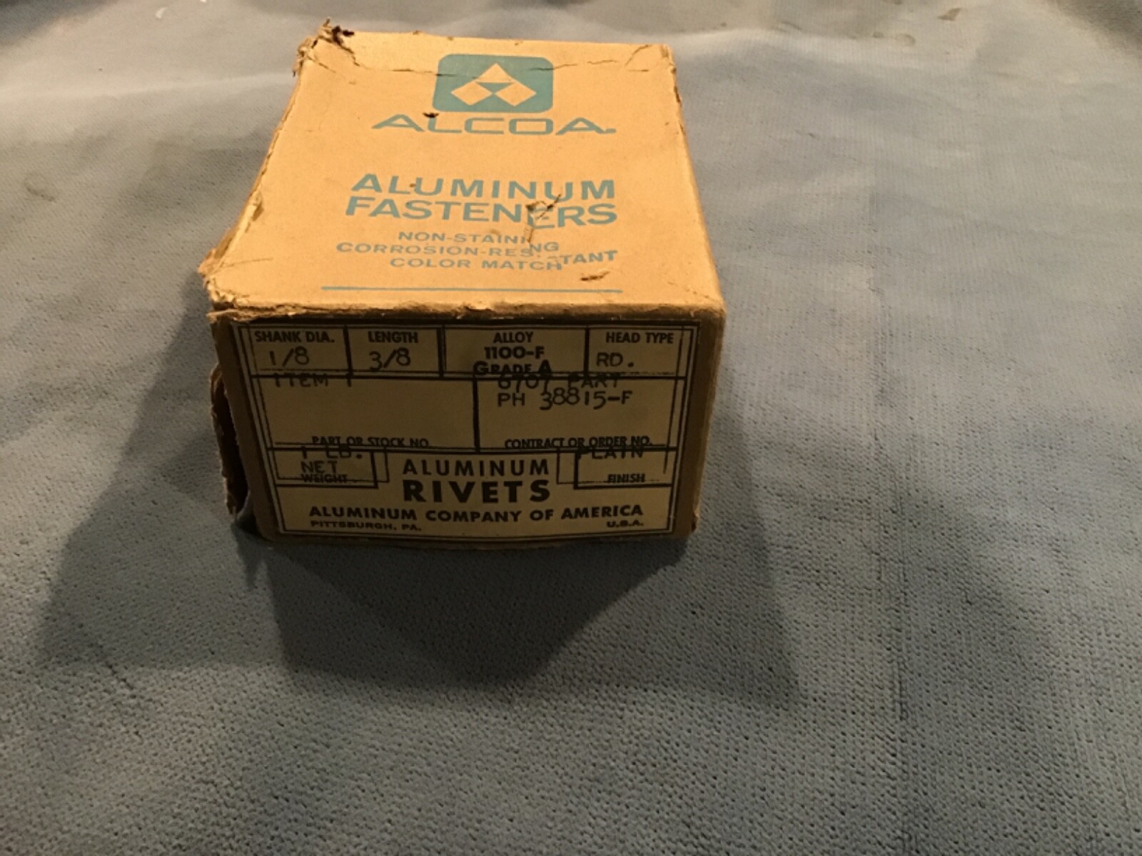 ALCOA ALUMINUM rivets1/8×3/8