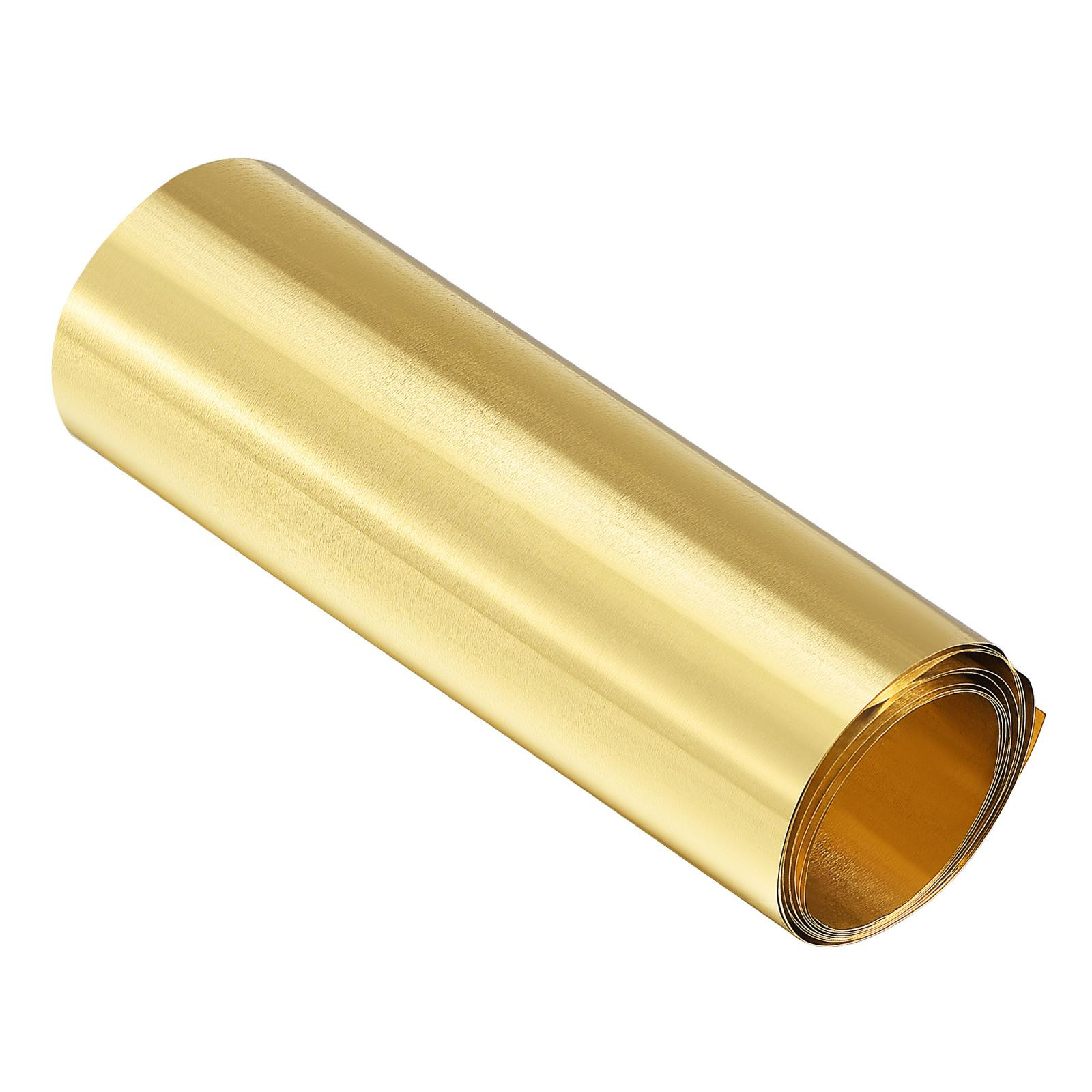 Brass Sheet Roll Metal Foil Plate 39.4“ x 3.9”