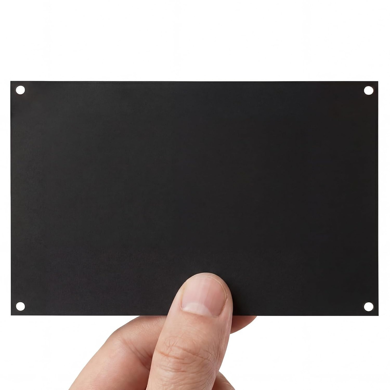 Aluminum Sheets 4×6 Inch Black Anodized Laser Engraving Blanks Pack of 10 with
