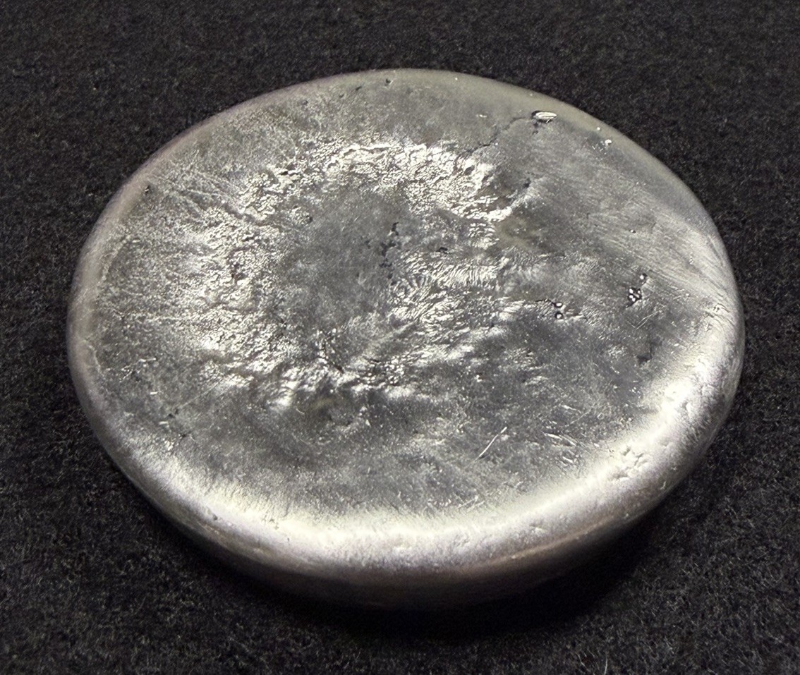Recycled Scrap Tin Pewter 209g (7.36oz) Ingot Reloading Casting Metal Craft