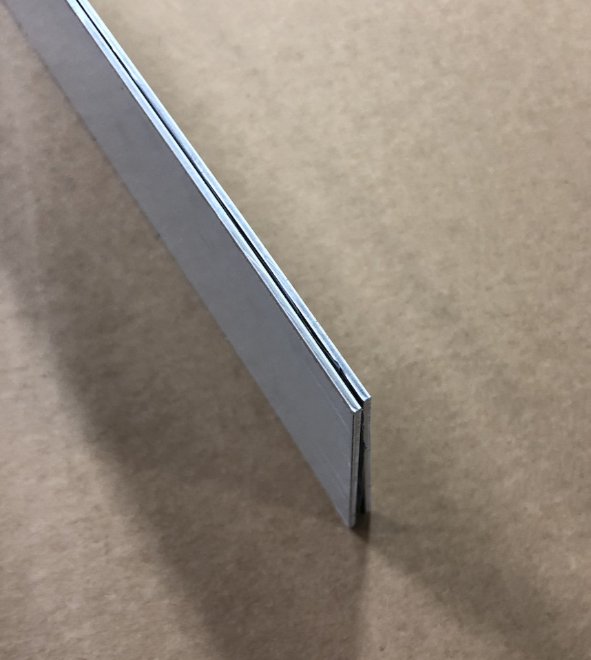 (2 pcs) .063″ Aluminum Sheet Metal Plate. 3.25″ X 48″ – 1/16 Aluminum Flat stock