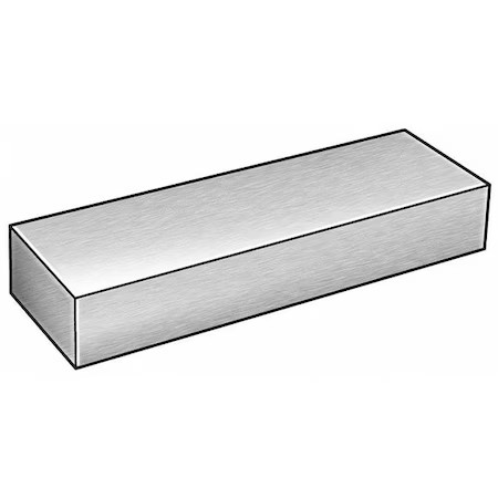 Flat Stock, Al, 6061, 3/4 X 1 1/2 In, 6 Ft, 61F.75X1.5-72