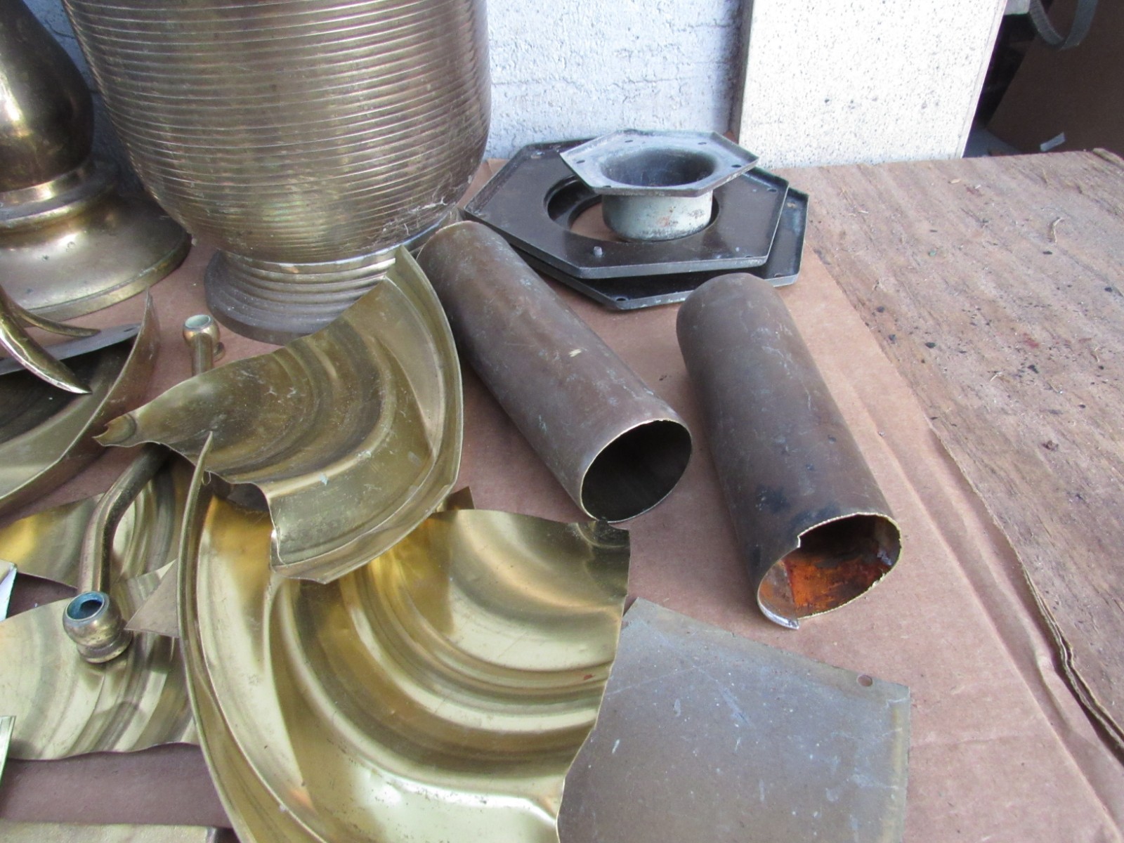 Scrap Brass 26 LBS Metal Recovery CASTING SCULPTURE ABSTRACT Recovery Recycle