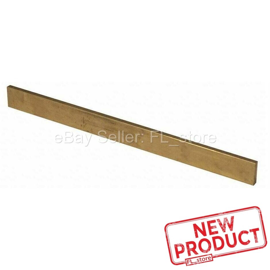Brass Flat Stock 1/8″ x 3/8″ x 3 Feet Long 360 Alloy Mill Solid 36″ Length NEW