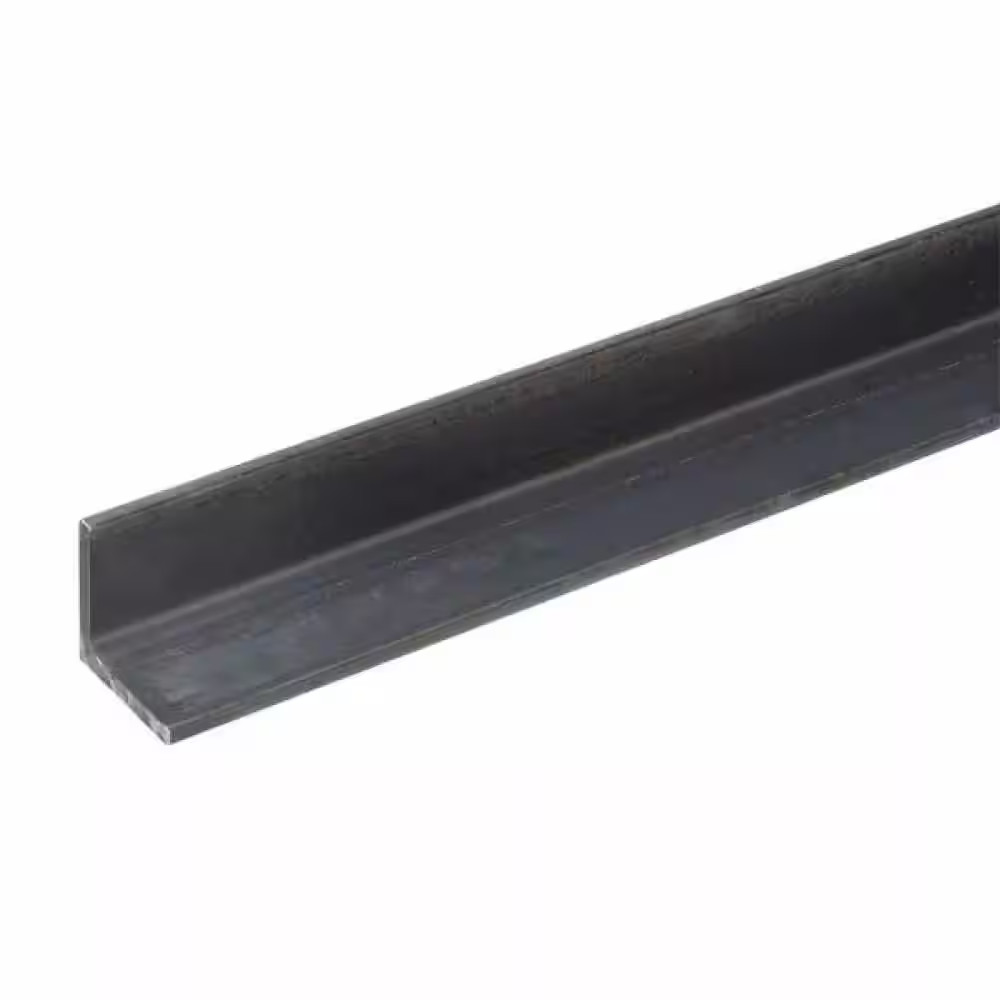 1-1/2 in X 3 Ft.-3/16 In. Thick Plain Steel Angle Metal Stock