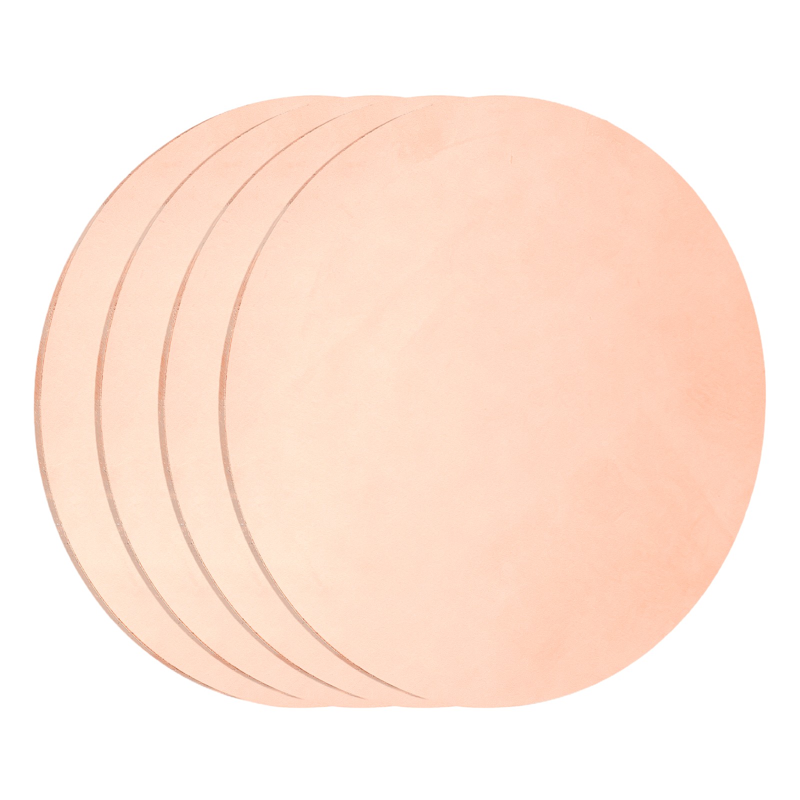 4Pcs 0.02″ Thick 2″ Dia C1100 Pure Copper Sheet INDUSTRIAL Copper Round Plate