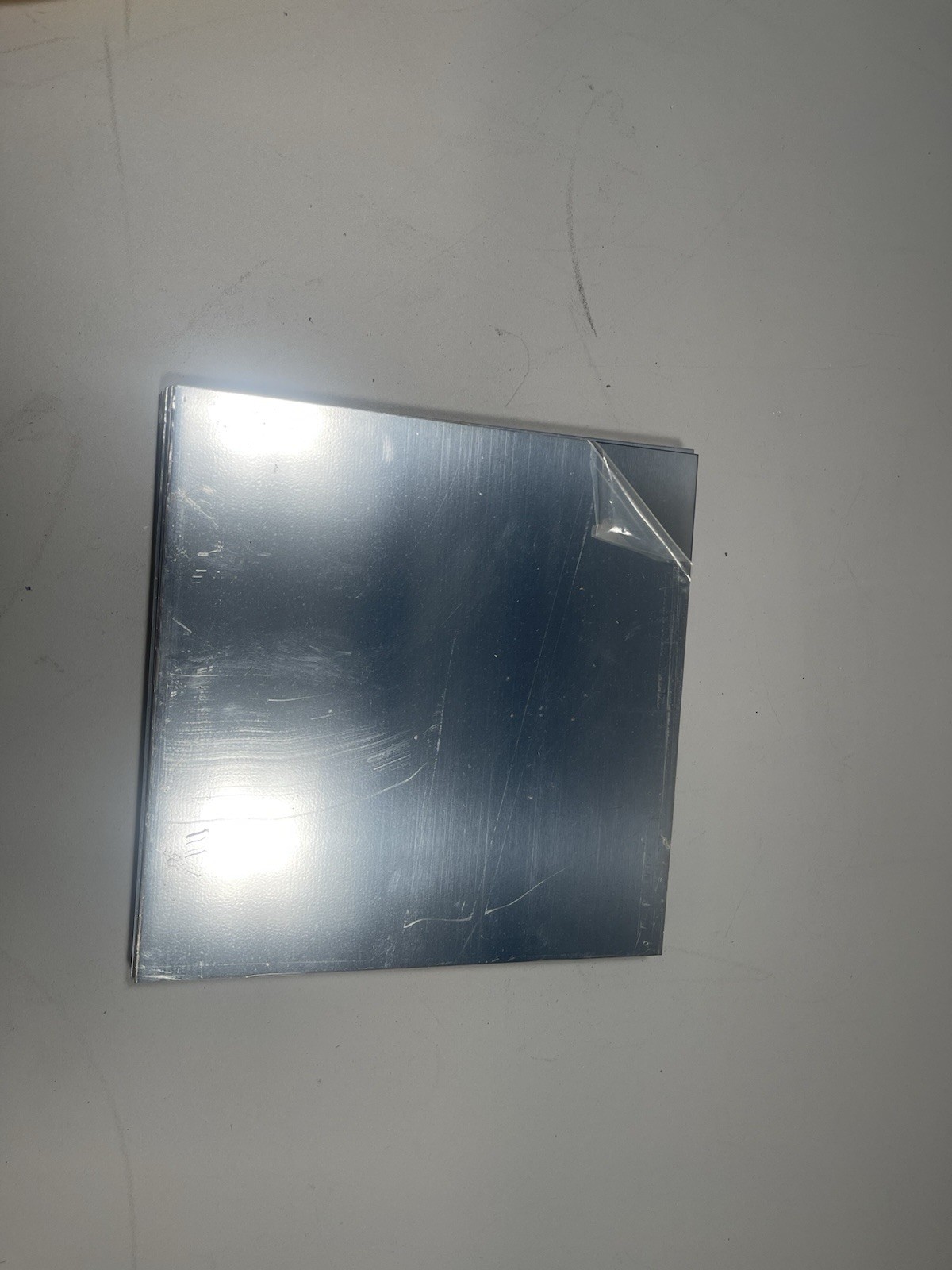 Lot of 10 Polished 430 Stainless Steel Plates 8” x 8” x .040” Sheet Metal