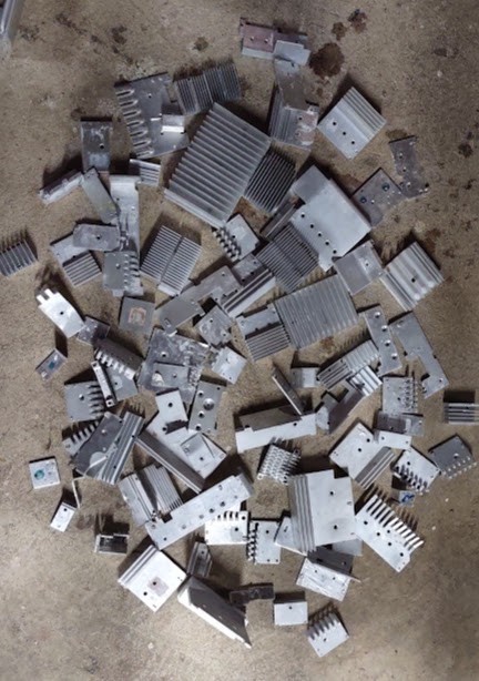 31 lbs Scrap Aluminum Extrusion for Recycling – Non Ferrous – Junk Metal