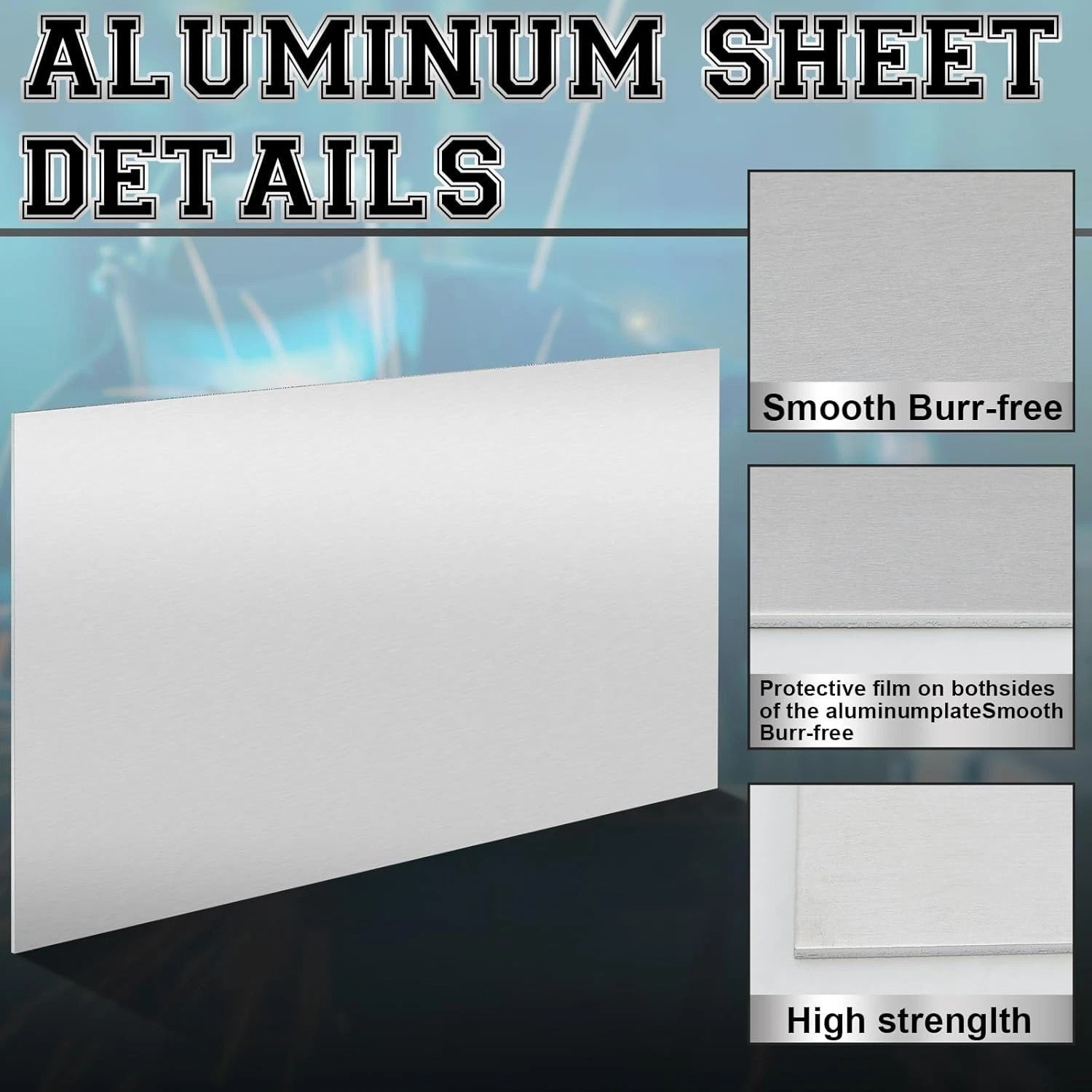 5052 Aluminum Sheet Metal 12×24 1/8 Inch 2 Pack}