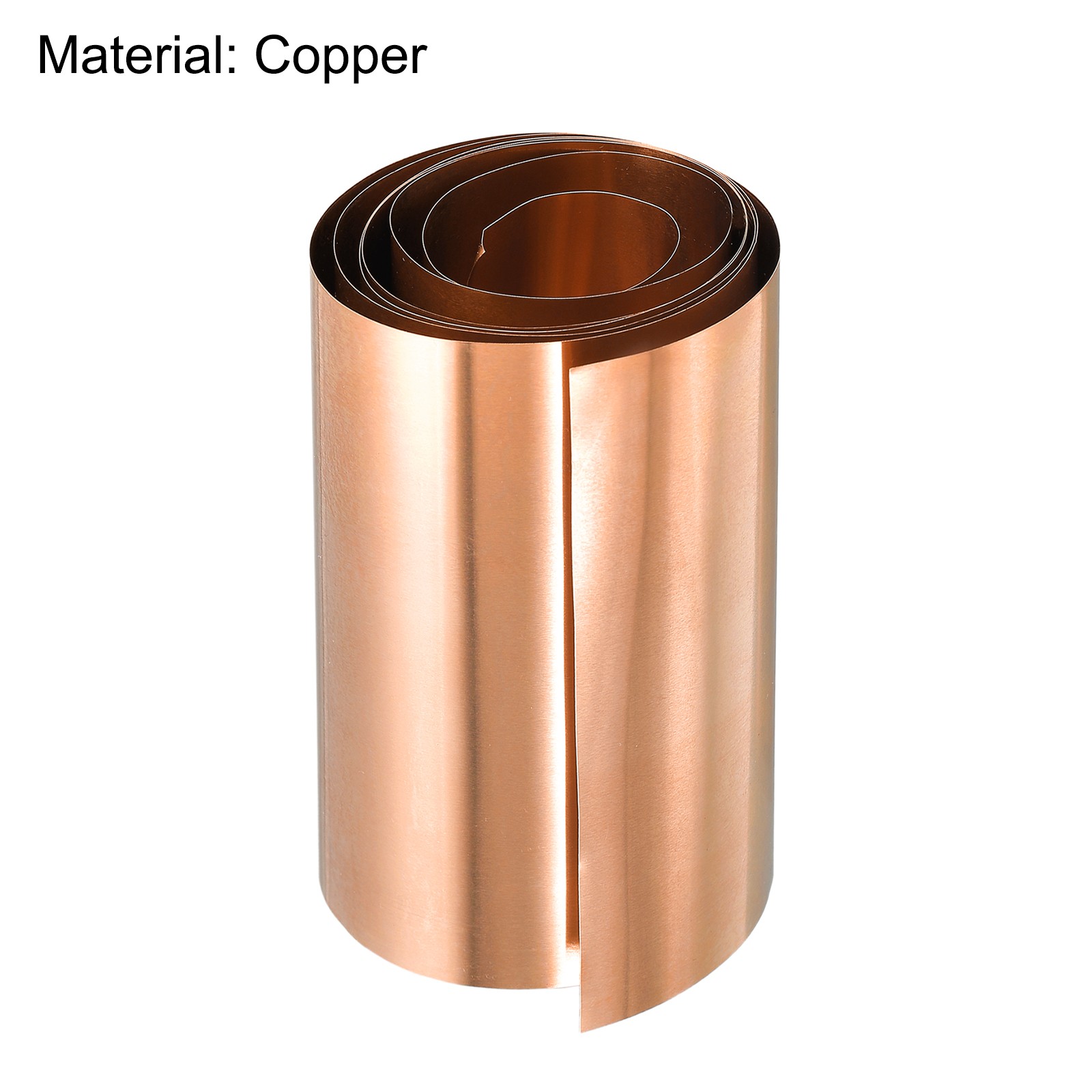 Copper Sheet Roll Metal Foil Plate 1000mm x 100mm x 0.15mm New