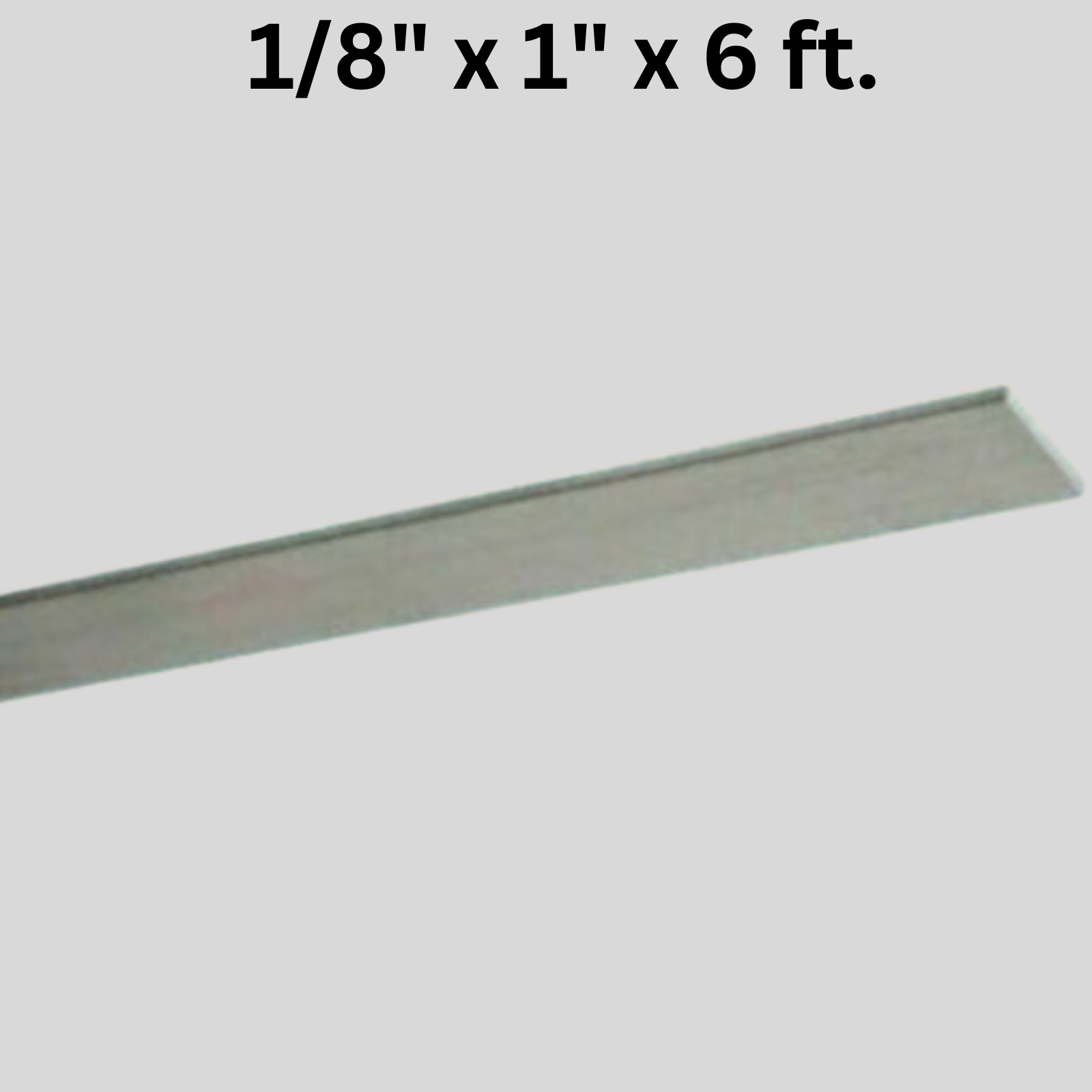 Stainless Steel Flat Bar Stock 1/8″ x 1″ x 6 Feet Rectangular 304 Mill Finish