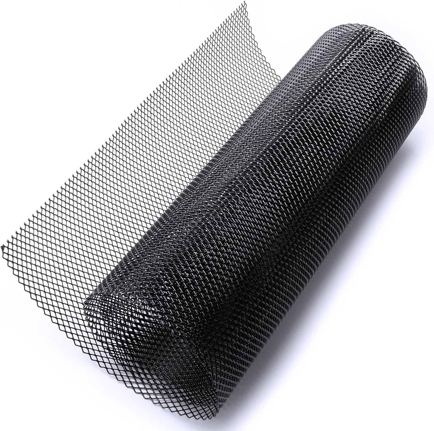 47”×16‘’ Car Grill Mesh Metal Mesh 120X40Cm Expanded Metal Sheet Made of Black