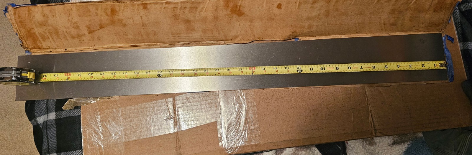 A6 Precision Ground Steel Air Hardening Flat Stock 1/4″x4″x36″
