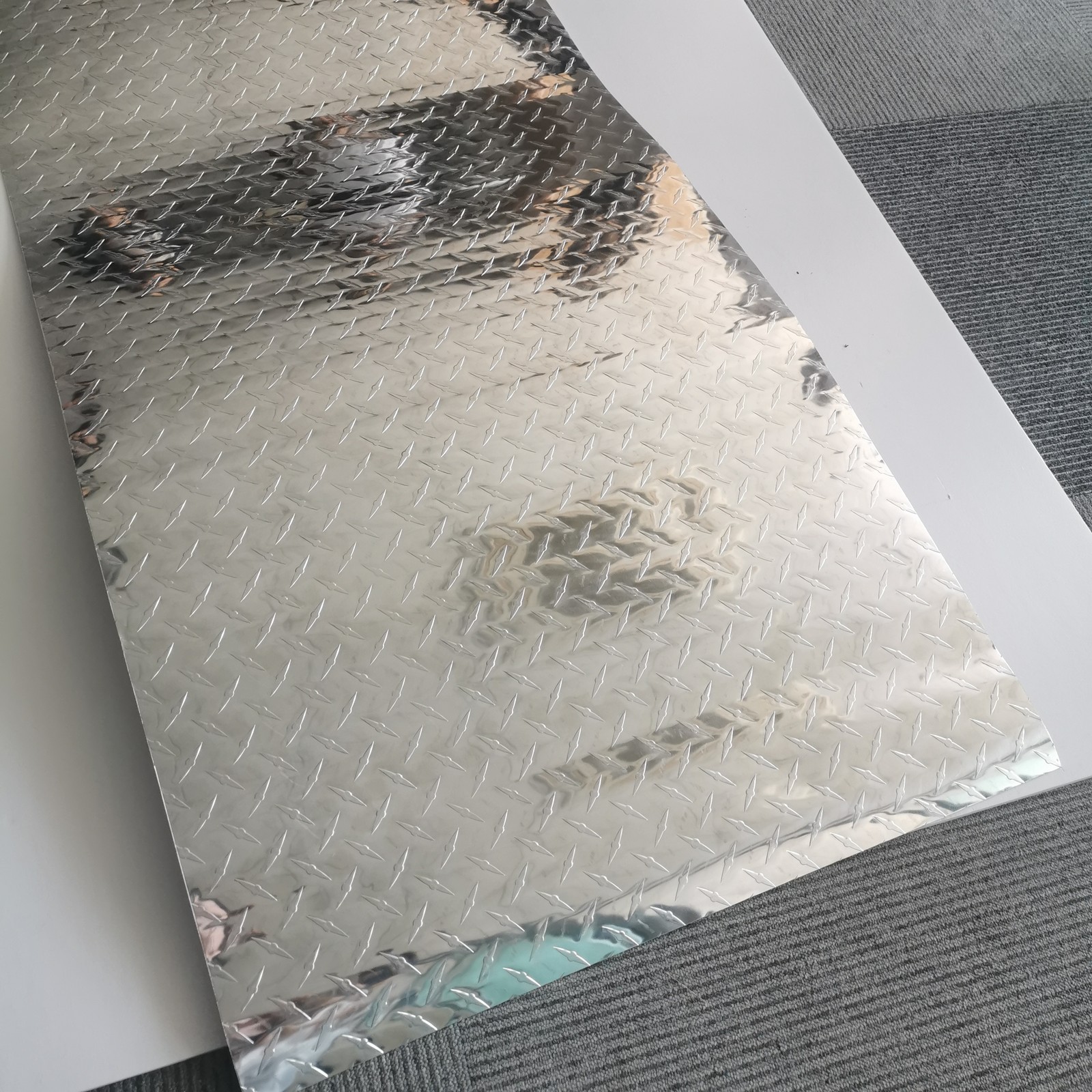 48″ x 96″ Aluminum Diamond Plate .04″ (1/25″)Thick Sheet Trailer, RV, Garages