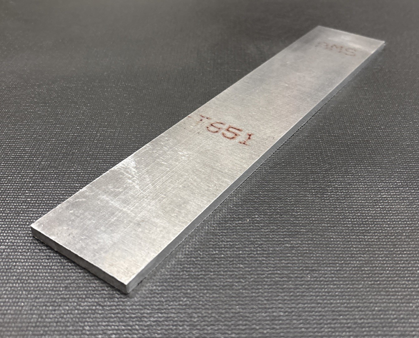 1/4″ Thickness 7075 – T651 Aluminum Plate 0.25″ x 2.25” x 12″ Length