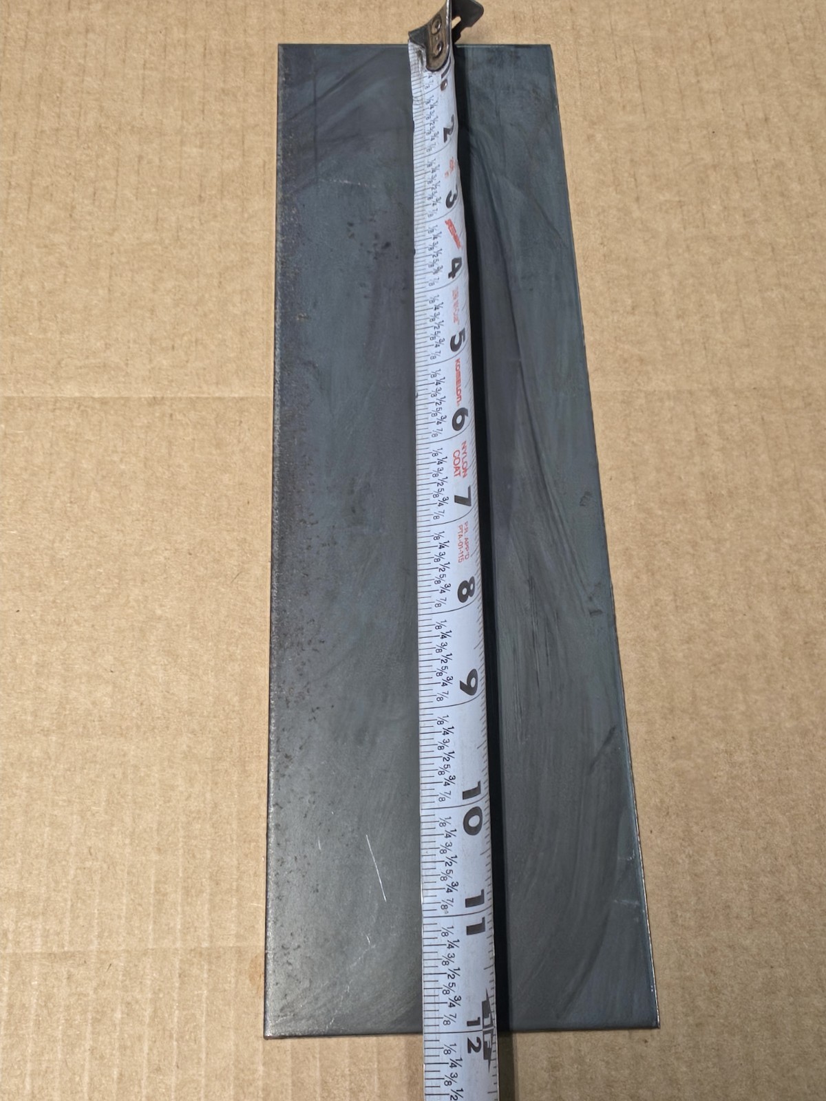 1/8″ Hot Rolled Steel Plate – 4″ x 12″ (A36 Steel) – Raw Flat Bar Stock