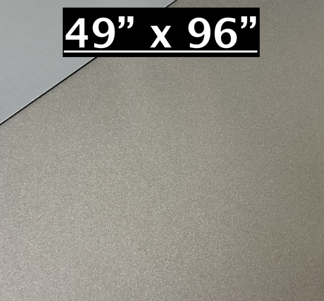 49″ x 96″ Pewter Aluminum Sheet, Flat .030” Thick – Cargo Trailer Repair, etc.