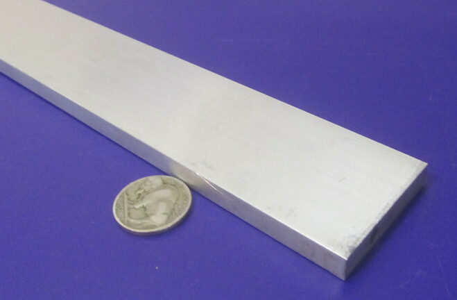 6061 T6 Metric Aluminum Bar, 8mm Thick x 40mm Wide x 3 Ft Length
