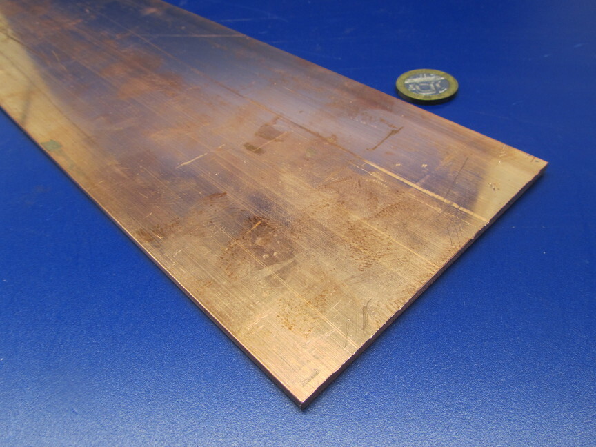 110 Copper Bar H02, 1/8″ Thick x 4.0″ Wide x 4 Ft Length