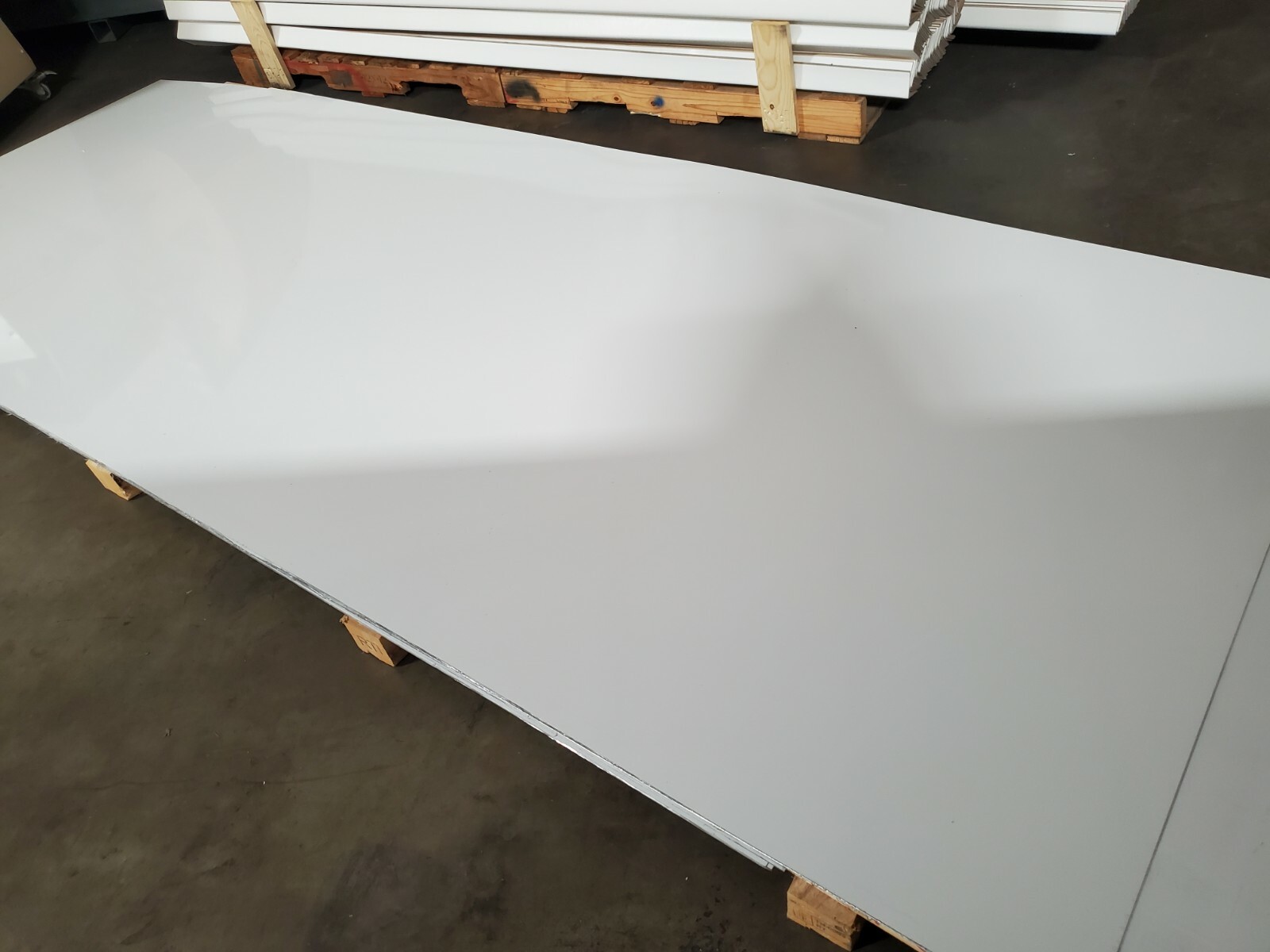 White Trailer Skin Panel, .040 x 49″ x 120″ – 1 PC