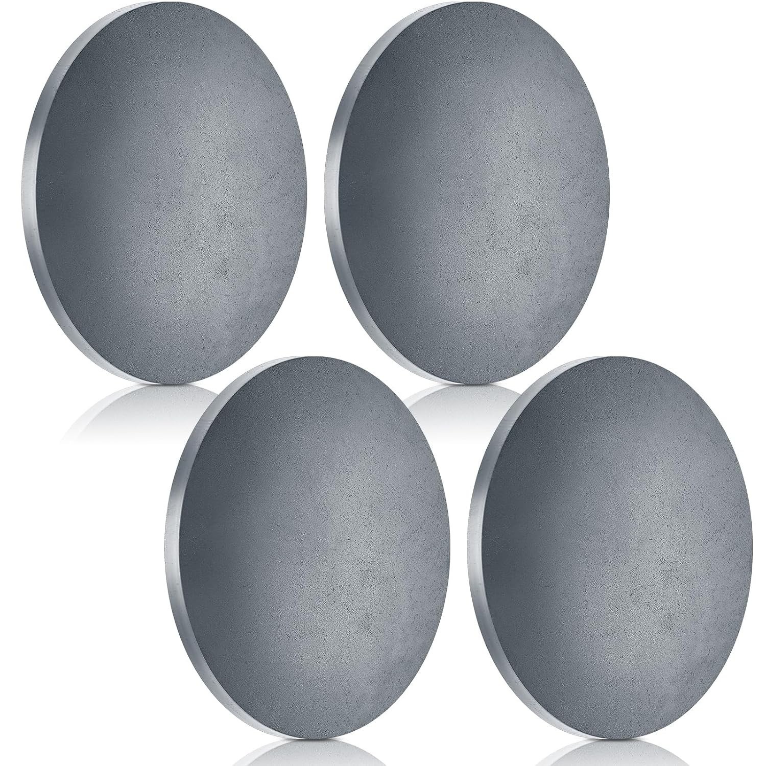 4 Pack of 4″ Dia x 1/4″ Thick Weldable A36 Steel Plates for Versatile Projects