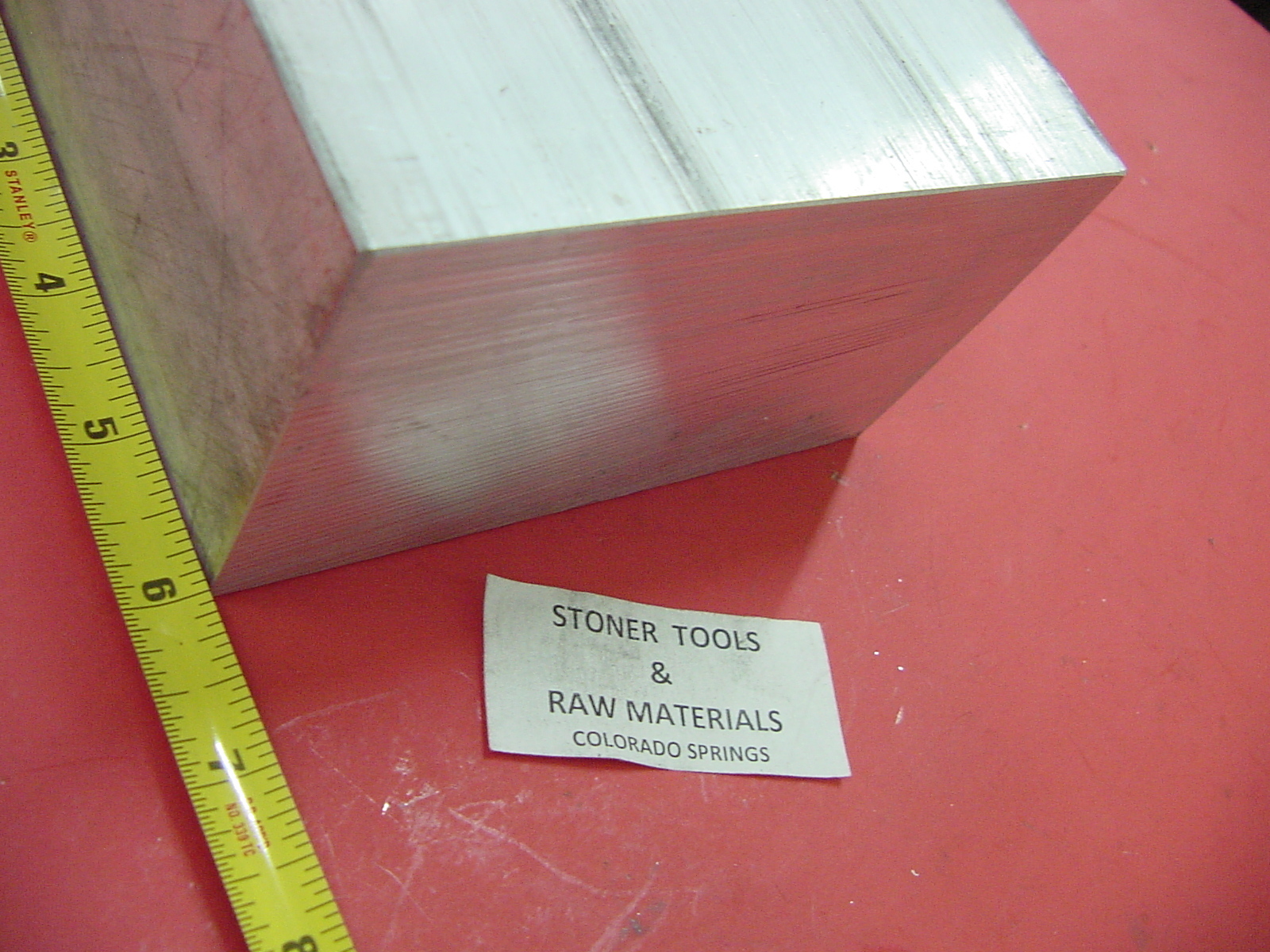 3″ X 6″ ALUMINUM 6061 FLAT BAR 6″ LONG SOLID T6511 Extruded Mill Stock New