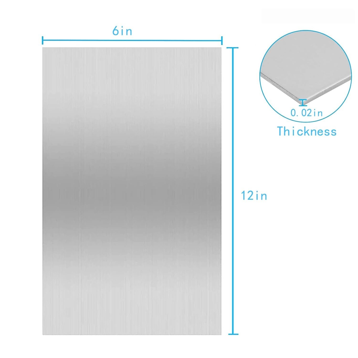High-Quality 430 Stainless Steel Plate with Protective Film – 14.5″ x 11″