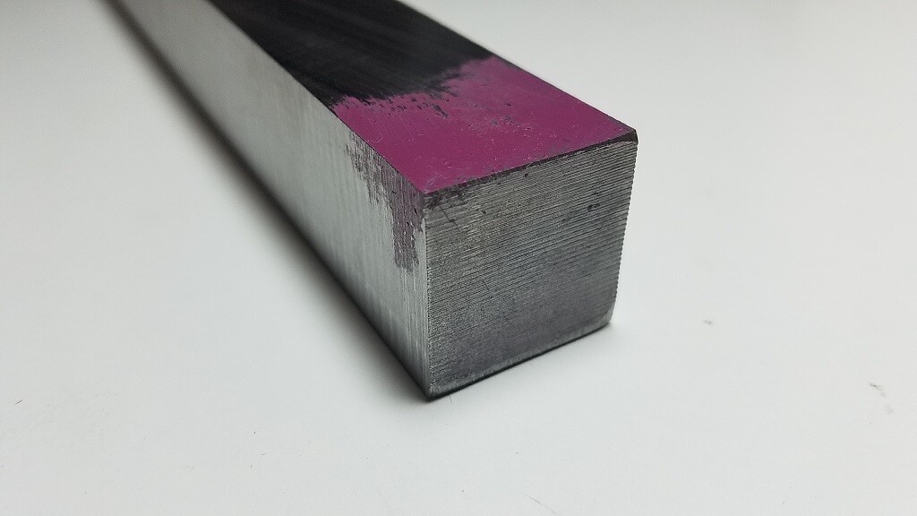 4140 Steel 1″ Square, 12″ long bar, Annealed, Blacksmithing, Forging