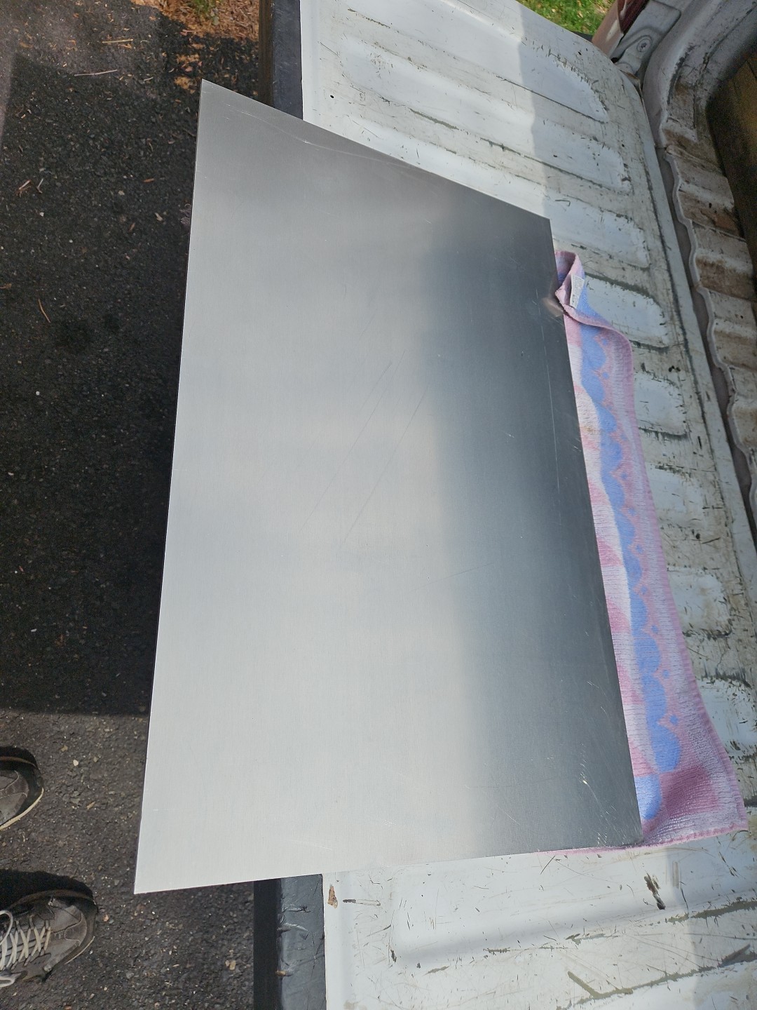 Aluminum plate 5052-H32 1/4” X 25-5/16” X 15-5/8″ Made In USA