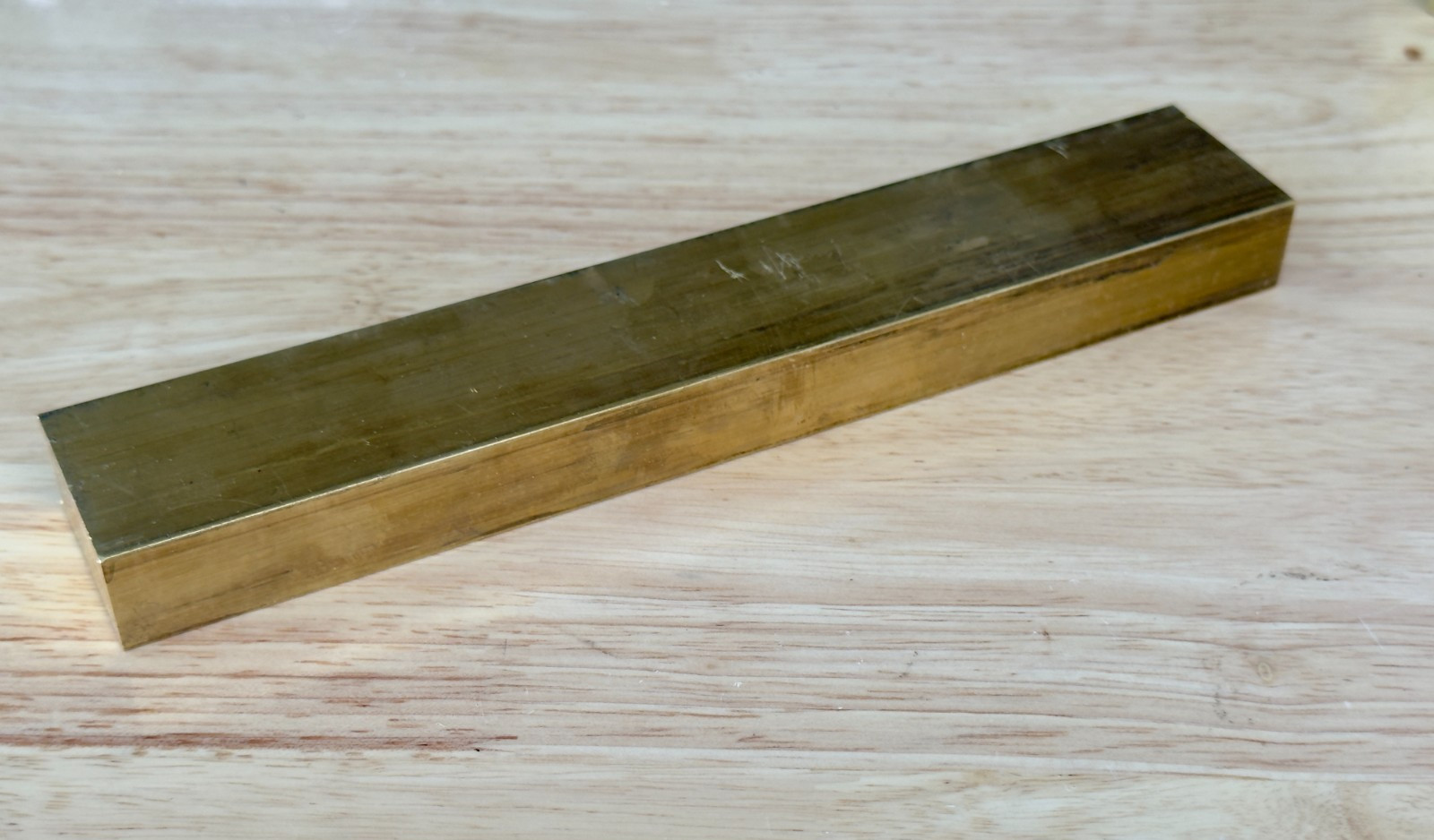 1-1/2″ x 3/4″ x 8.5″ C360 Brass Flat Bar Solid Brass Mill Stock