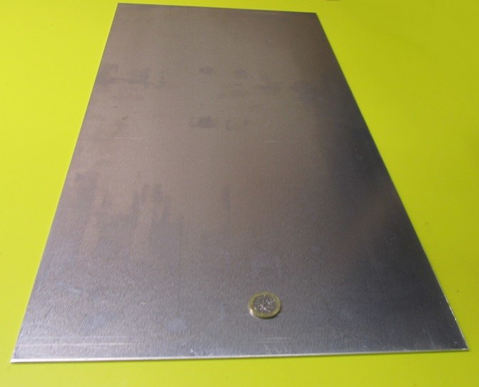1100 Aluminum Sheet Softened (O) .090″ Thick x 12.0″ Wide x 24.0″ Long