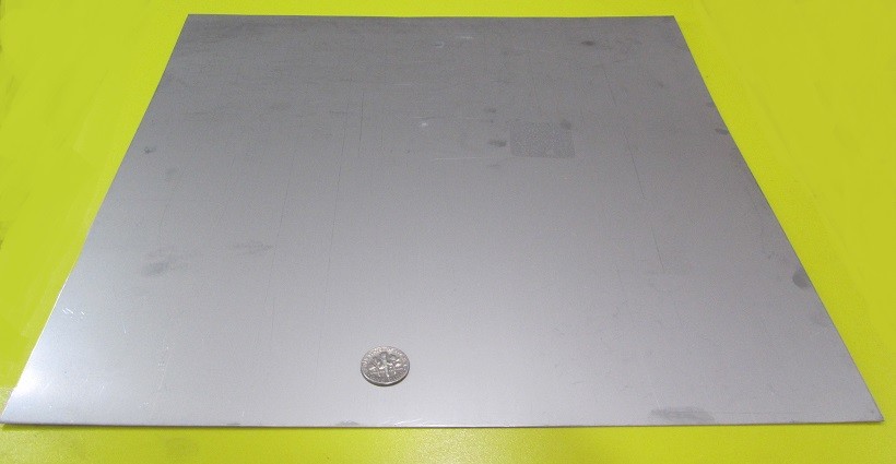 321 Weldable Stainless Steel Sheet, .040″ Thick x 12″ Wide x 12″ Length, 1 Unit