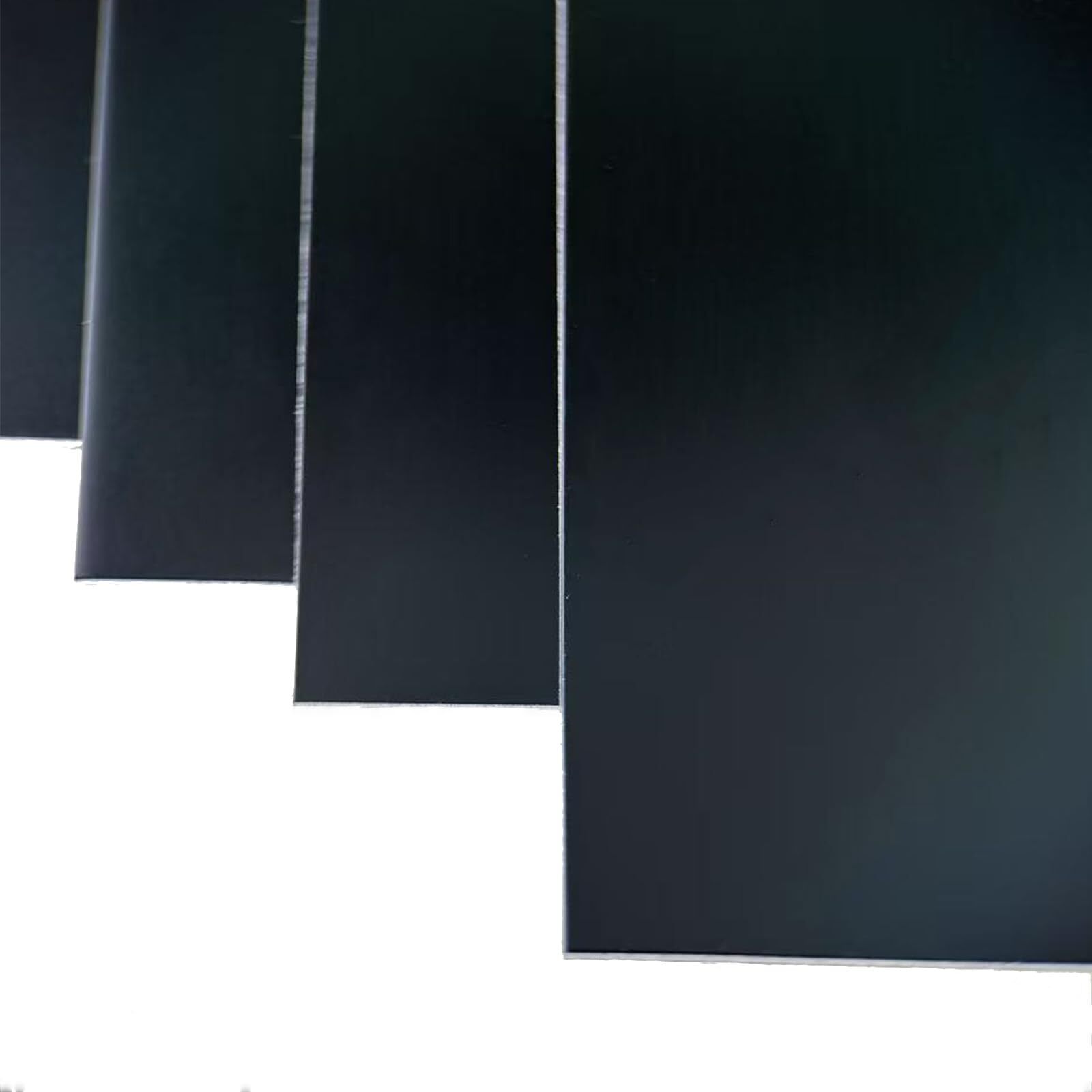 10Pcs Black Anodized Aluminum Sheet 5″ x 7″ x 1/32″ 0.8mm Corrosion-Resistant…