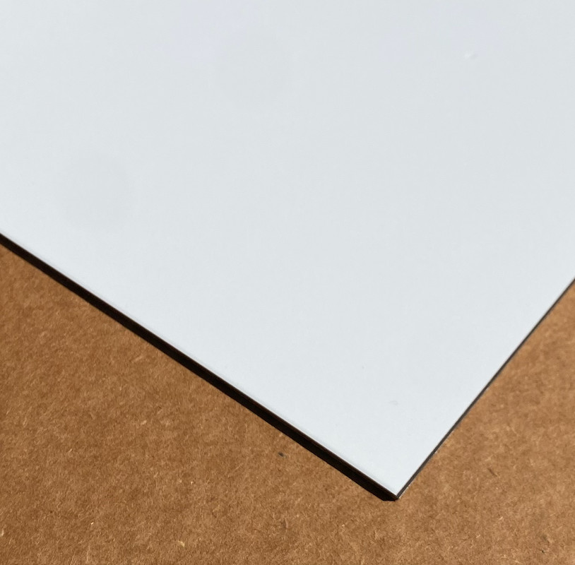 49″ x 96″ Gloss White Trailer Aluminum Composite Panels (.080″) ACP