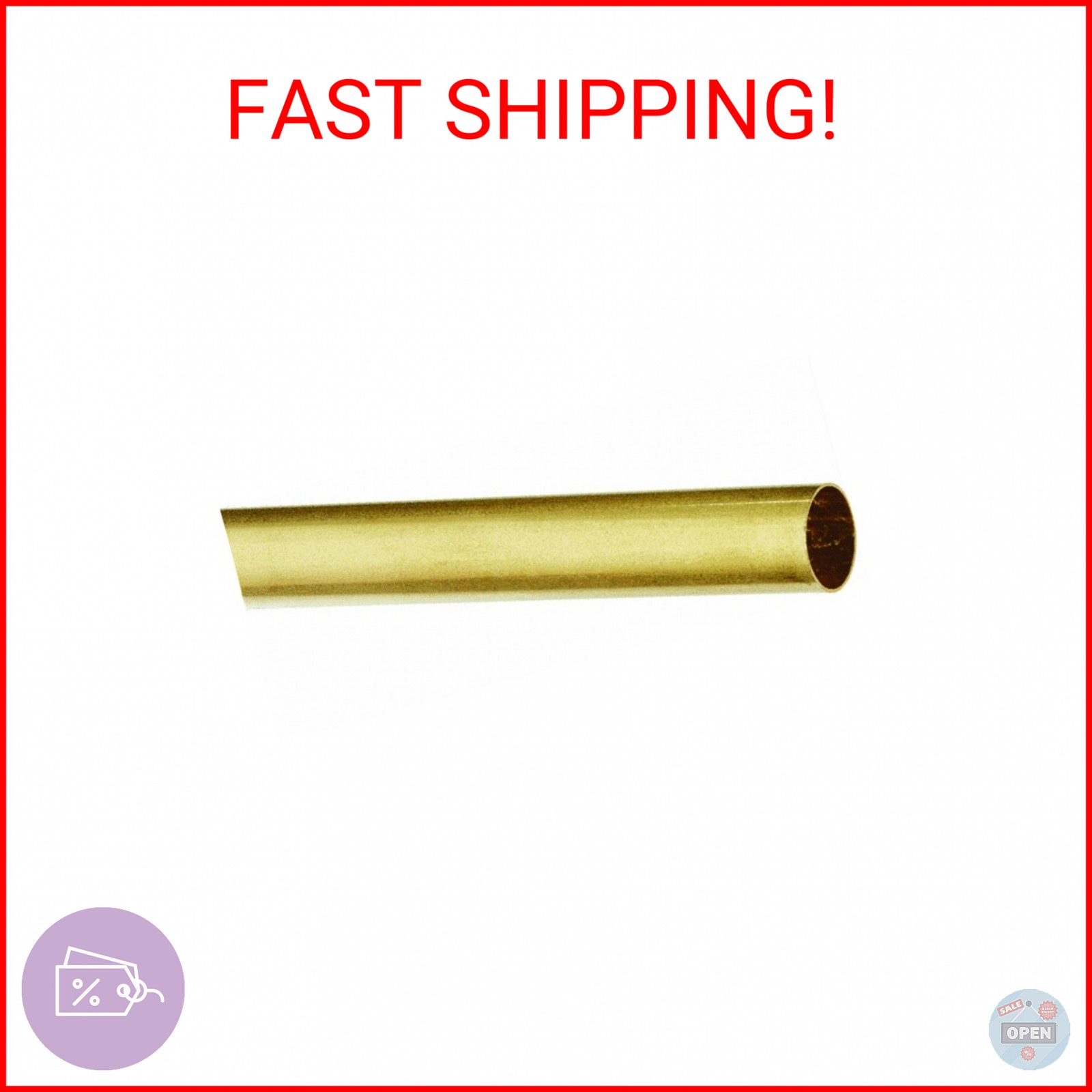K&S 3/16 in. Dia. x 36 in. L Round Brass Tube