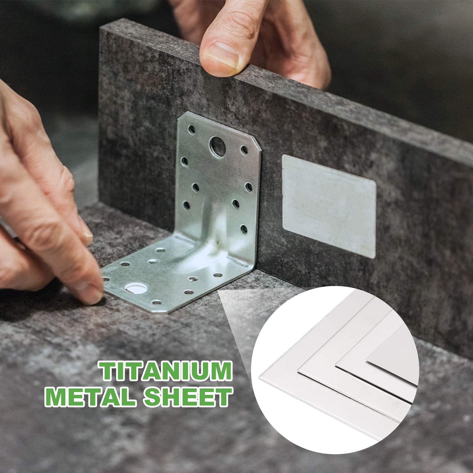 200x100x0.8mm Pure Grade TA1 Titanium Plate Sheet Titanium Metal Sheet