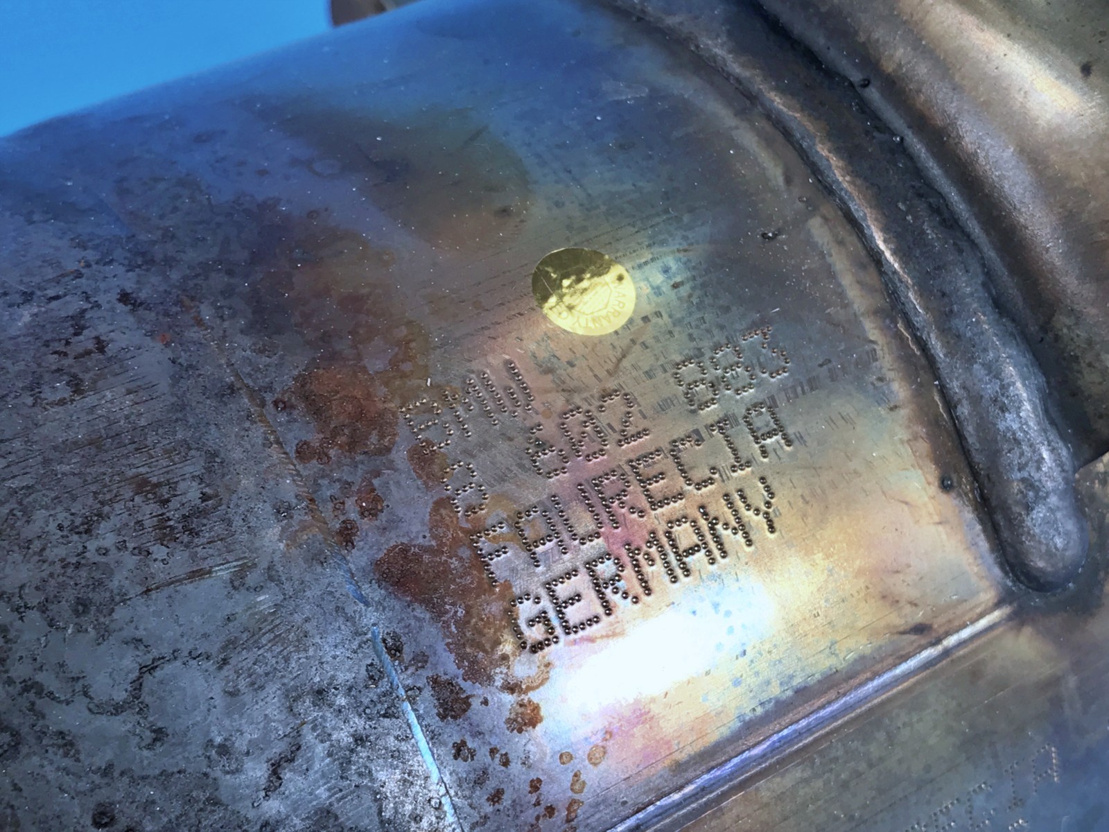 13-16 BMW F30 F32 F36 335I 435I M2 N55 FACTORY EXHAUST DOWNPIPE OEM 67K MILES