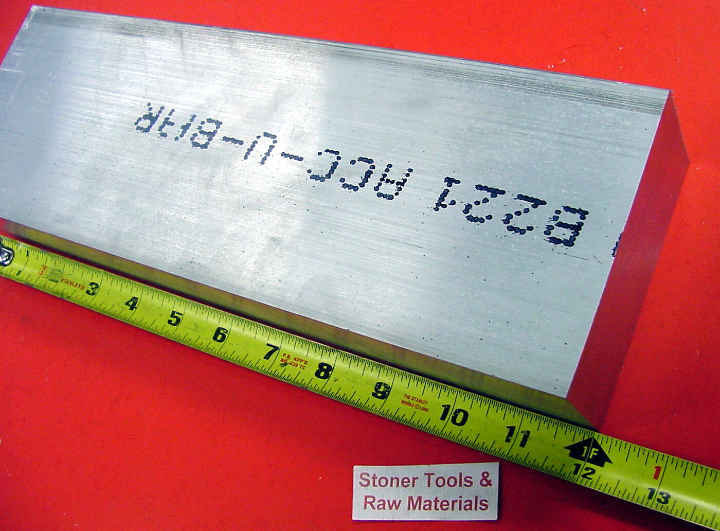 3/4″ X 4″ ALUMINUM 6061 T6511 FLAT BAR 12″ long Solid Extruded Mill Stock New