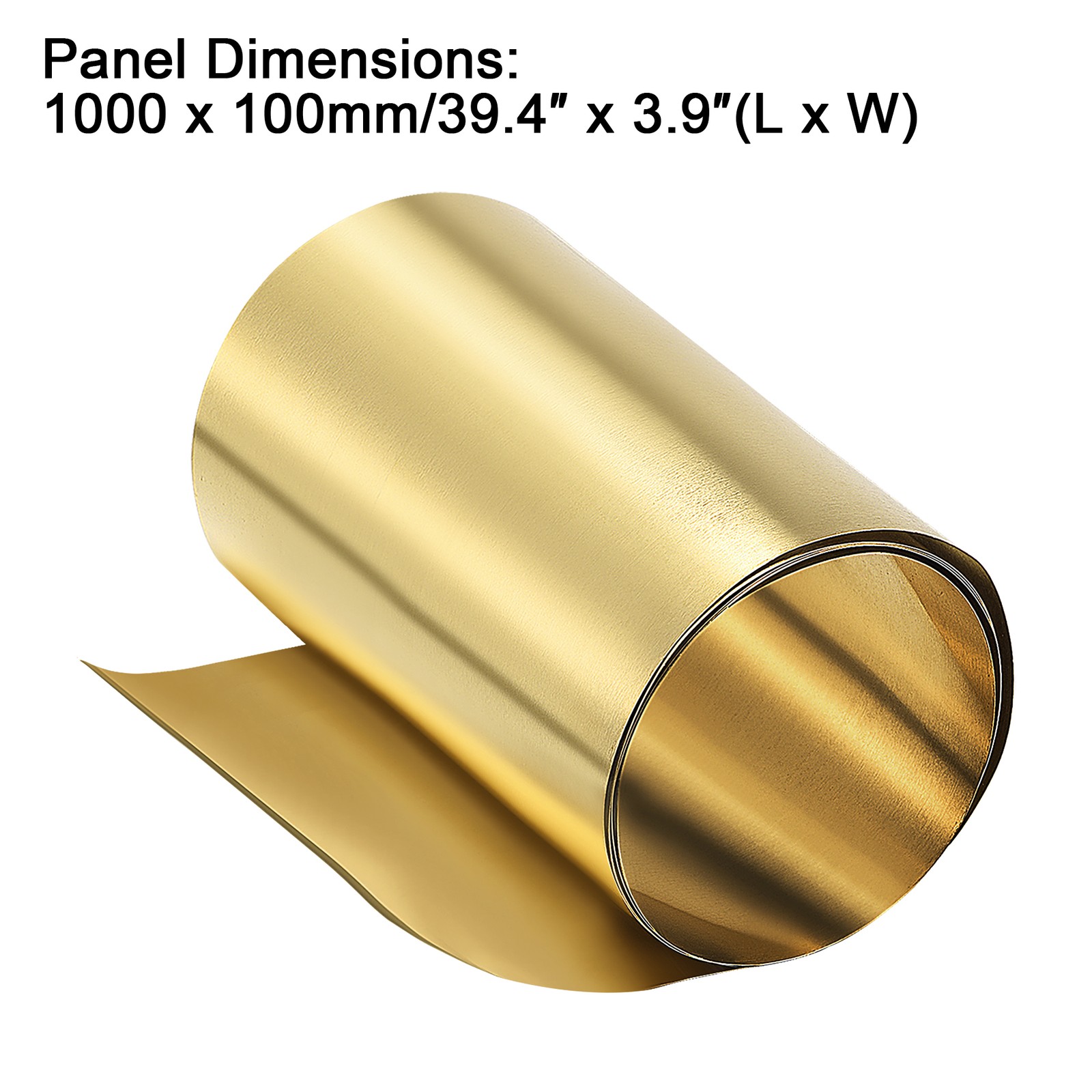 Brass Sheet Roll Metal Foil Plate – 1000mm x 100mm x 0.2mm