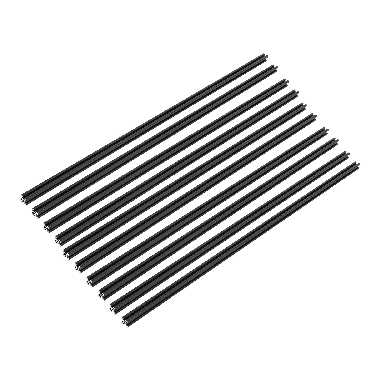 10Pcs 6063 Aluminum Extrusion Kit Black T-Slot For CNC 3D Printer 20*20*1000mm
