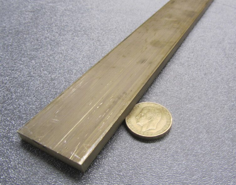 360 Brass Flat Bar 1/4″ Thick x 1 1/4″ Wide x 48.0″ Length