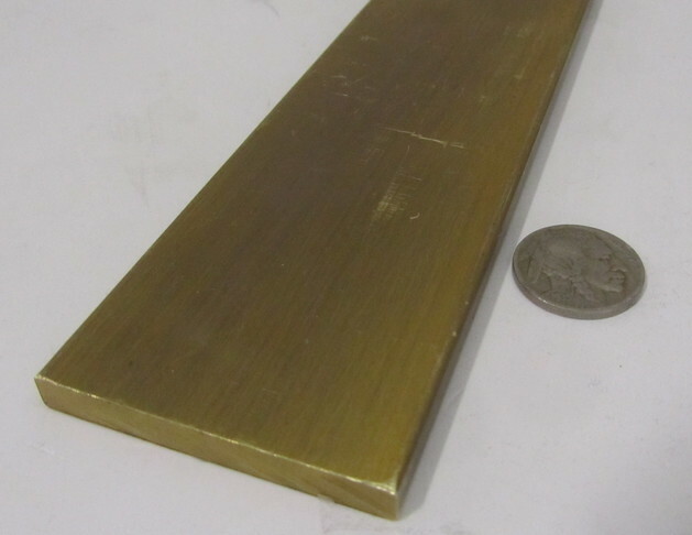 360 Brass Flat Bar 1/4″ Thick x 2.0″ Wide x 48.0″ Length