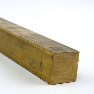0.1875″ Brass Square Bar 360-H02 Extruded : 12.0″